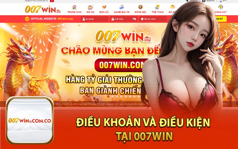 Điều khoản và điều kiện tại 007Win